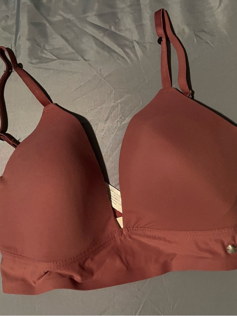 Lucky Brand Wireless Molded Bra in Dusty Rose Brown